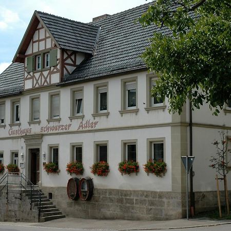 Landgasthof Zum Schwarzen Adler Markt Nordheim Eksteriør billede