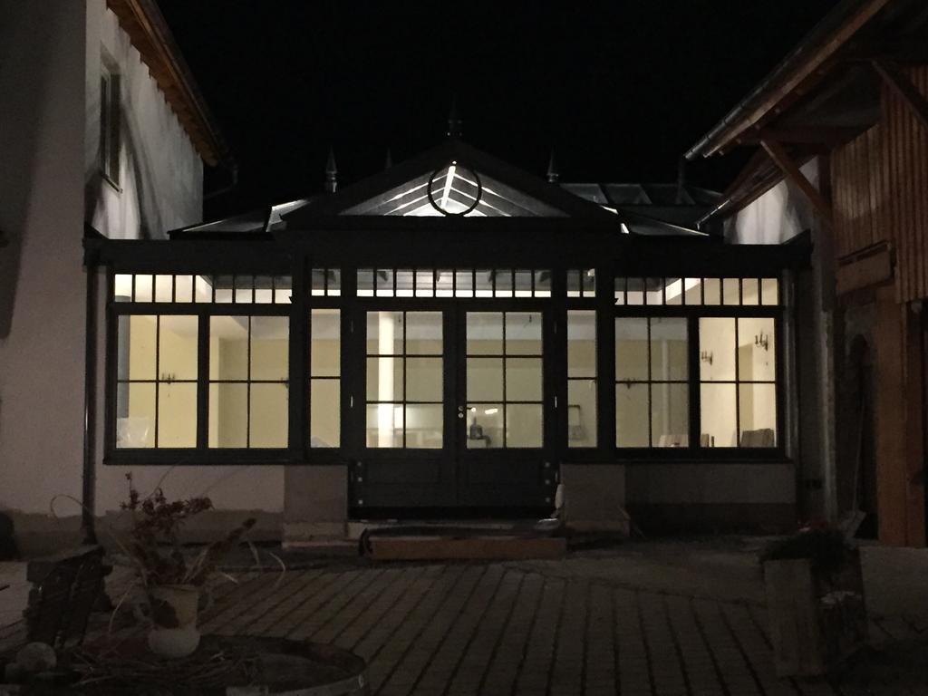 Landgasthof Zum Schwarzen Adler Markt Nordheim Eksteriør billede